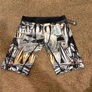 Ethika Men's Boxer Briefs - Black, Silver, and Gold